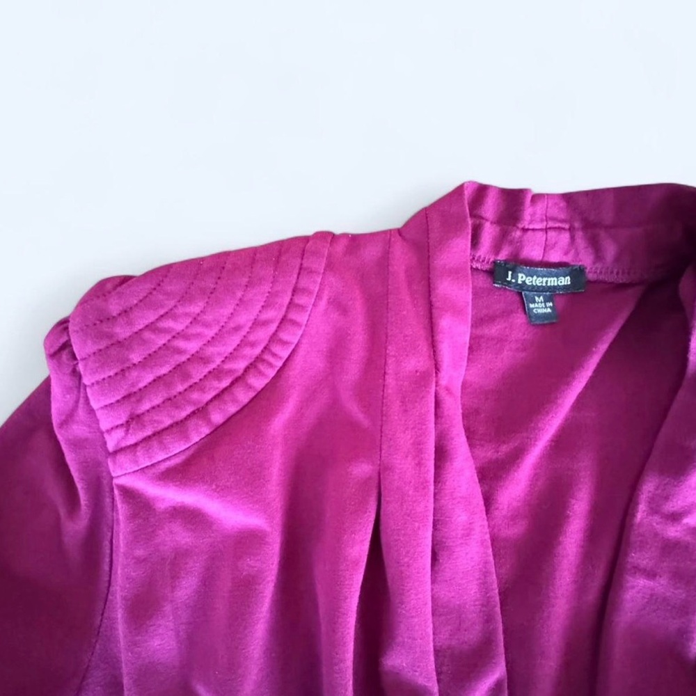 Vintage 90’s fuchsia long sleeved dress by J Peterman